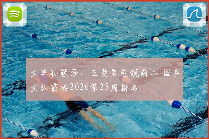 女单孙颖莎、王曼昱包揽前二 国乒女队霸榜2026第23周排名